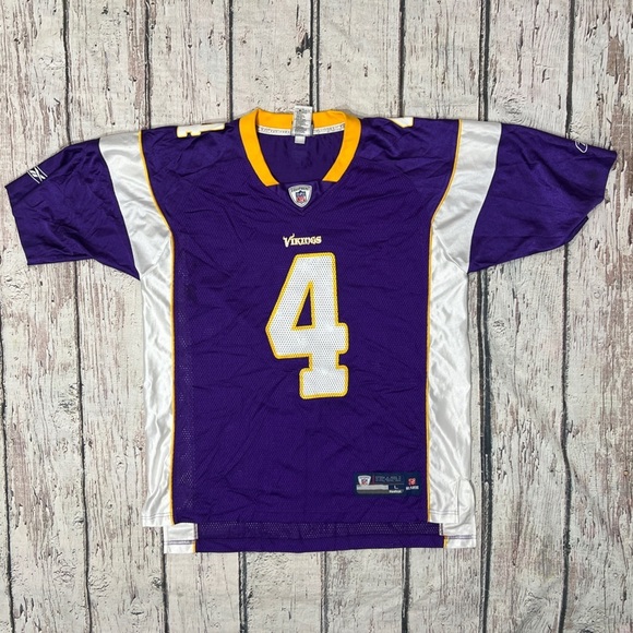 Brett Favre Minnesota Vikings Reebok NFL Football Sports Jersey - Picture 1 of 4